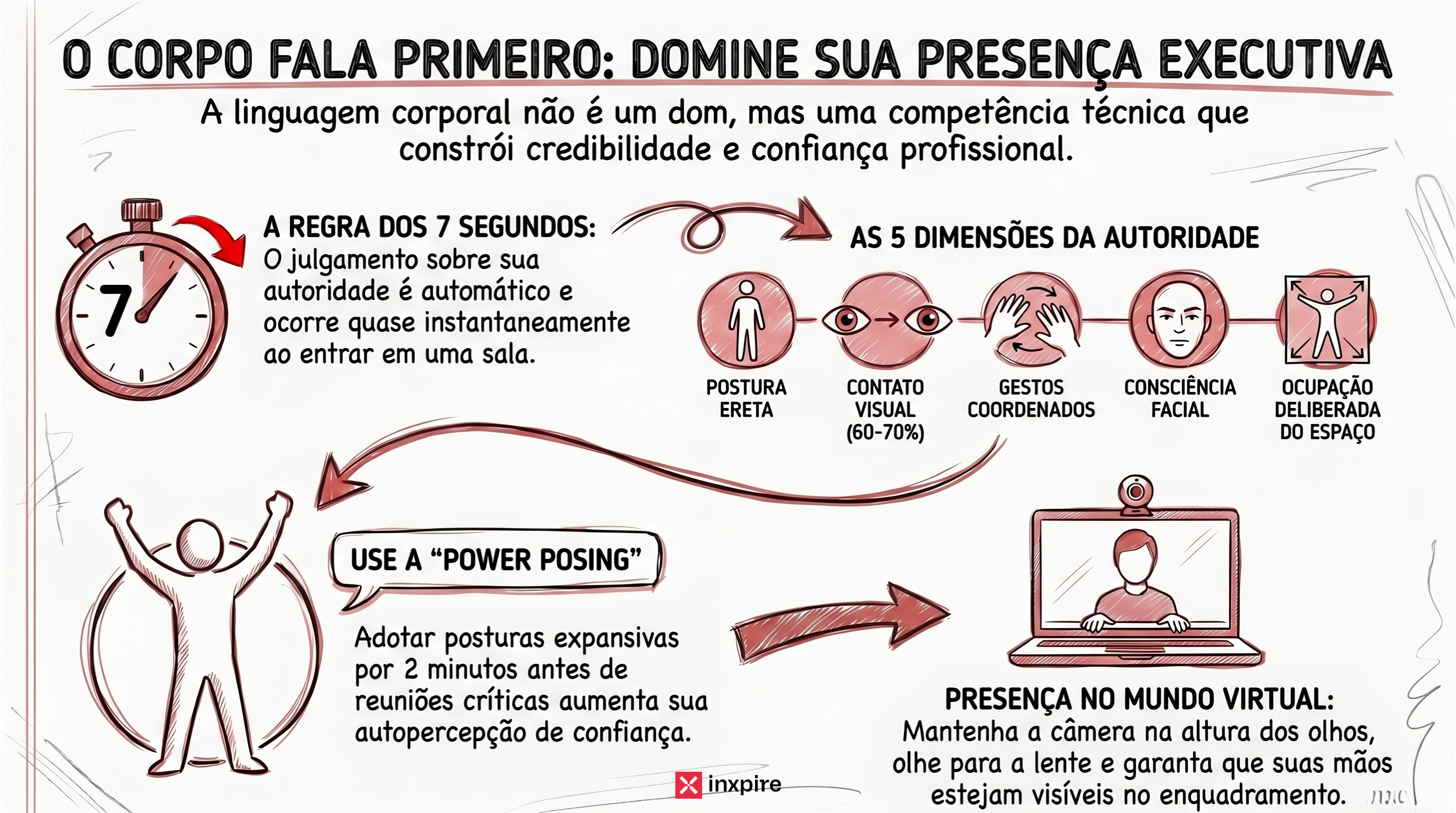 Linguagem corporal no trabalho: o que sua postura comunica?