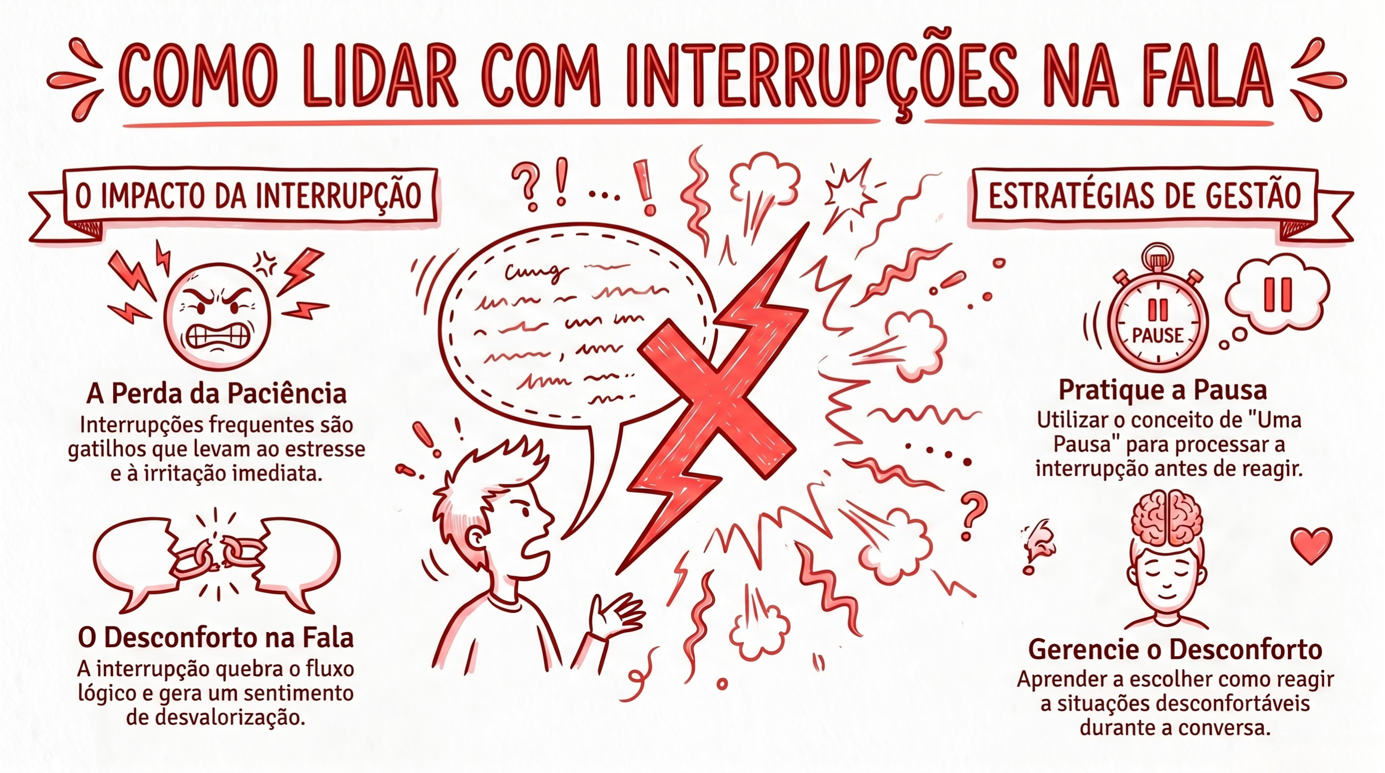 Por que ser interrompido dói tanto? (E como retomar o controle da conversa em 3 segundos)