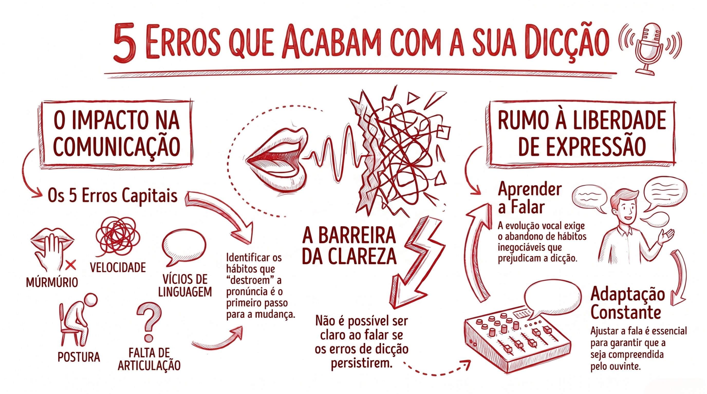 5 erros que acabam com a sua dicção!