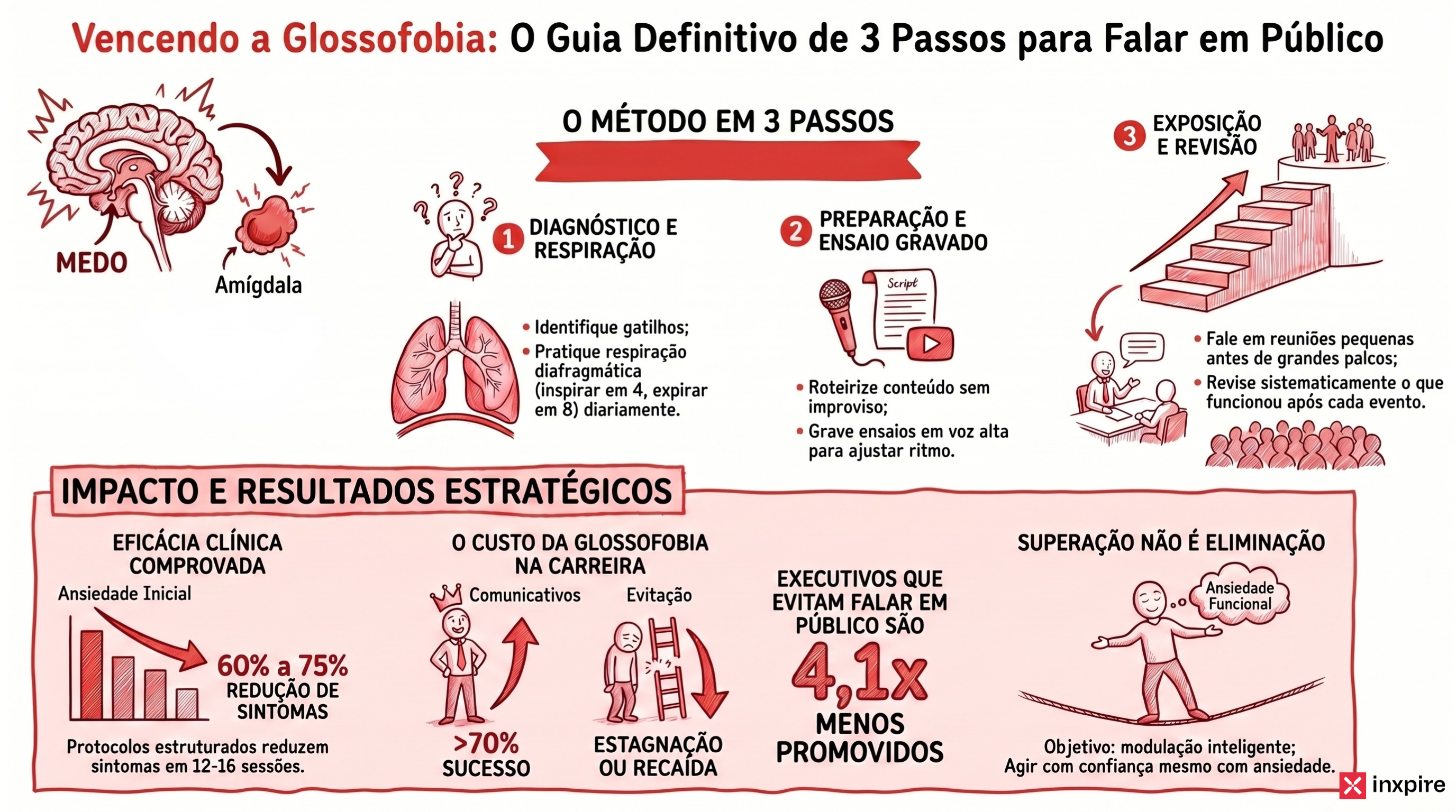 Como superar o medo de falar em público: o método em 7 passos